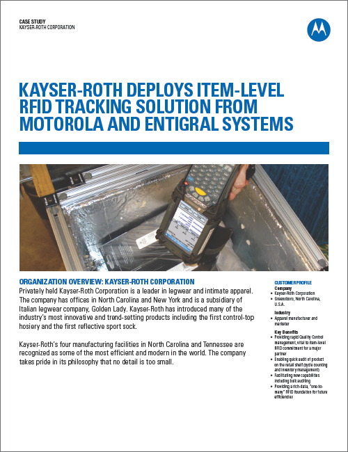 Kayser Roth RFID Case Study